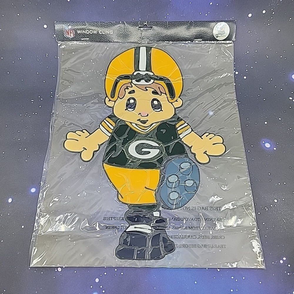 NFL Football Green Bay Packers Window Cling SC Sports - Cute Boy